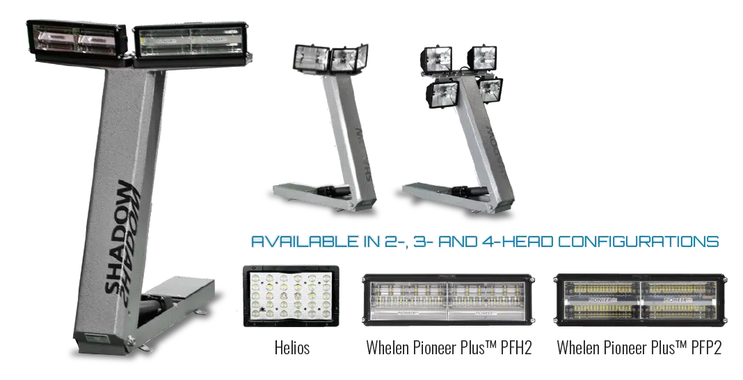 Elevated Tow Truck LED Lights Command Light Towers